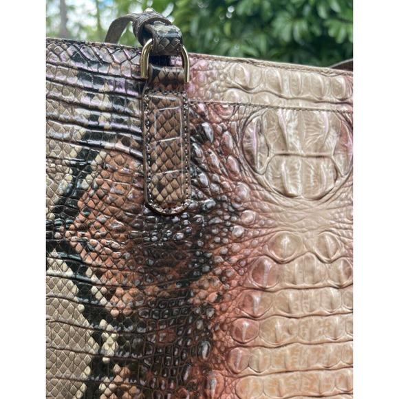 Brahmin NWT Ashlee Diamondback Ombre Malborne Purse RV $365 - Picture 12 of 13